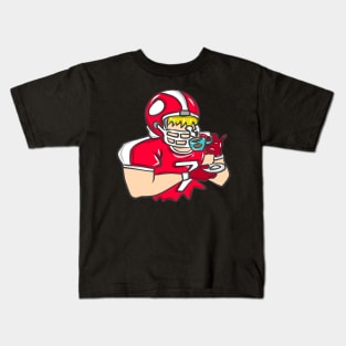 Rugby American Football Sport USA Gridiron Football Gift Kids T-Shirt